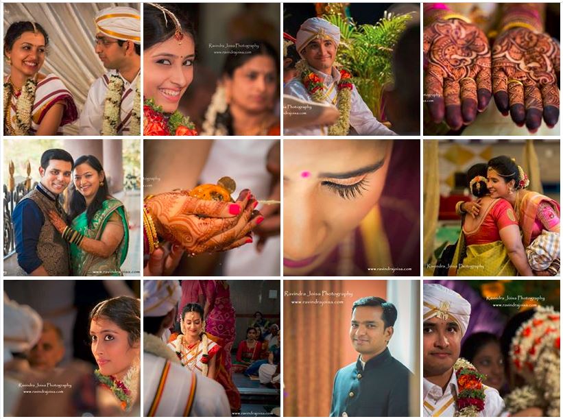 Indian Wedding Candid Shots by Ravindra Joisa - Professional photographer.