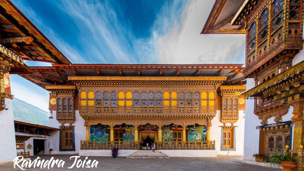 Inner Courtyard of Punakha Dzong