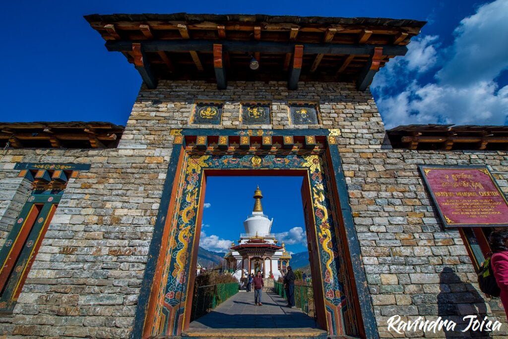 national memorial chorten in Bhutan