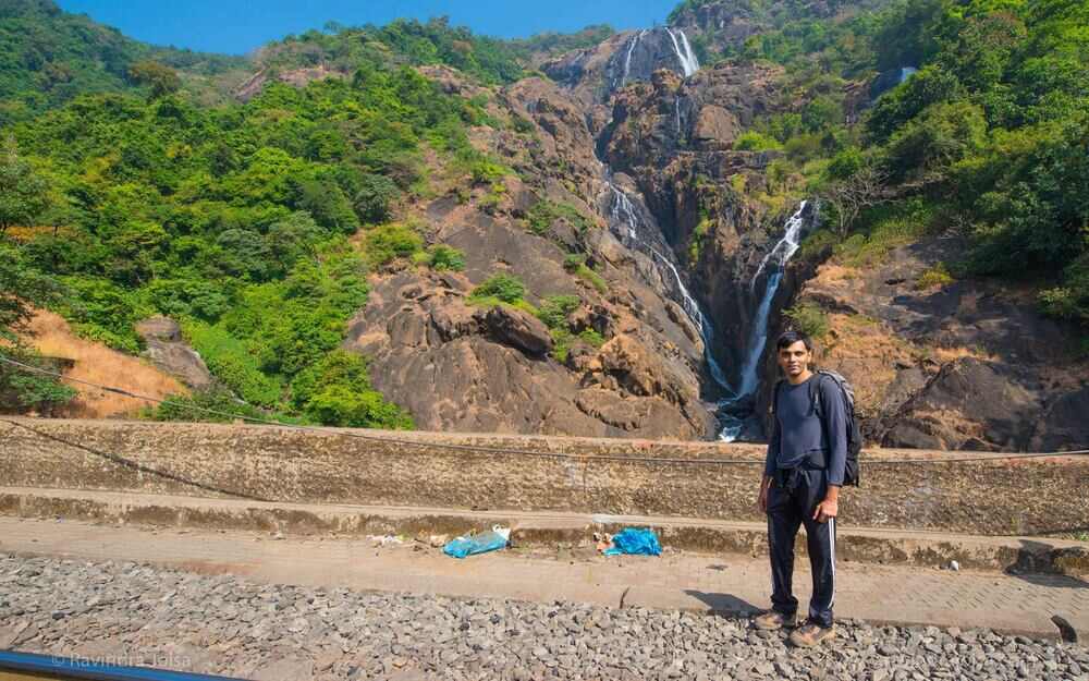 Hike from picturesque and gorgeous Dudhsagar waterfall to Kuveshi - Goa Trek - Day 5