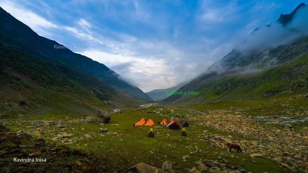 Nichnai campsite, Kashmir Great Lakes Trek