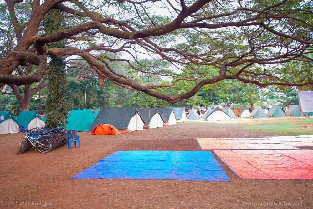 Panjim Goa trek campsite
